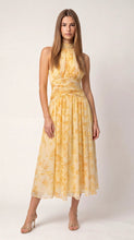 Draped chiffon dress